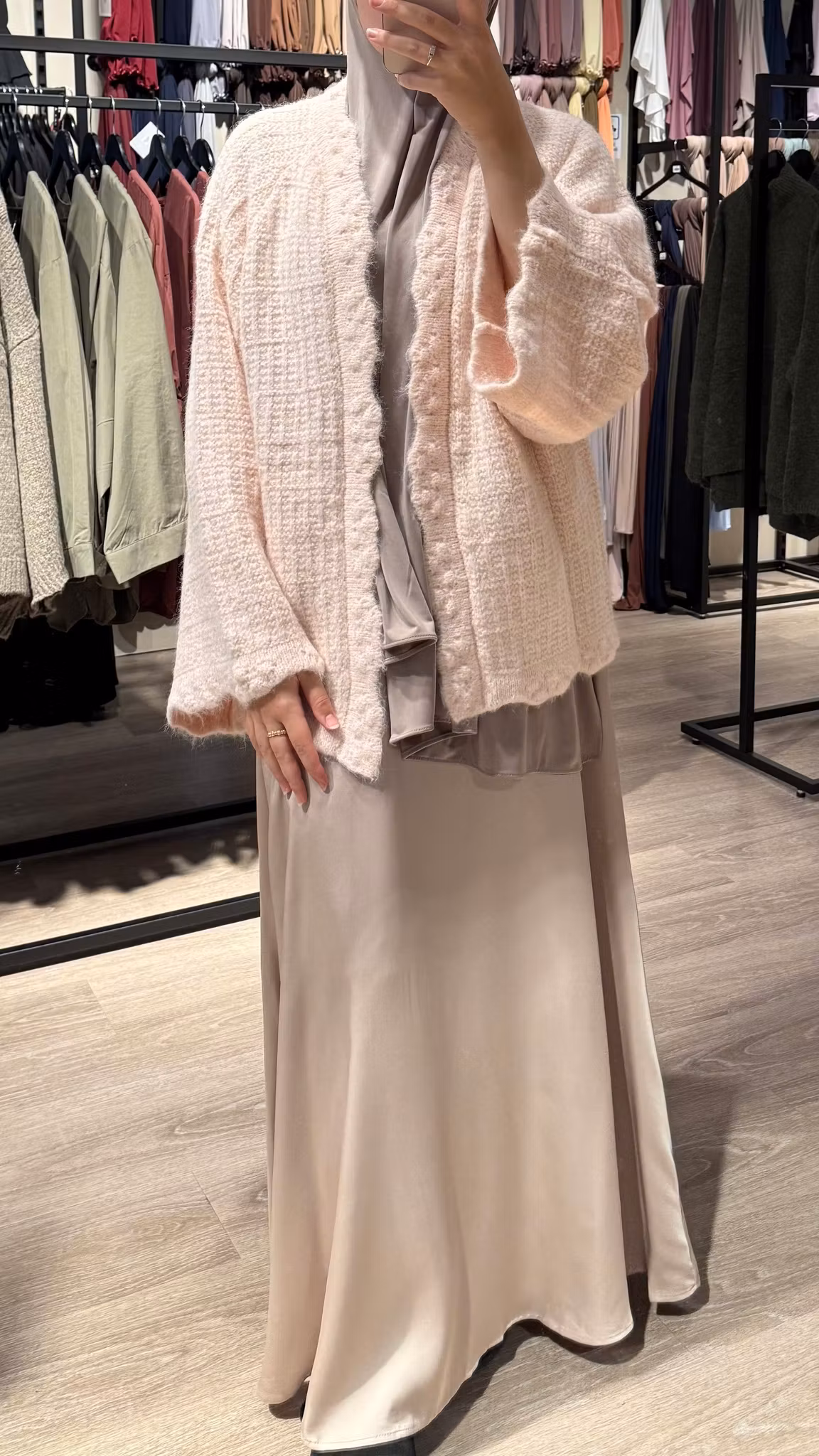 ELINA CARDIGAN – PUDDERROSA