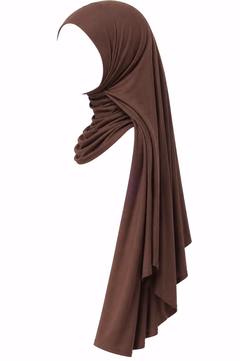 BAMBUS JERSEY HIJAB SJOKOLADE BRUN