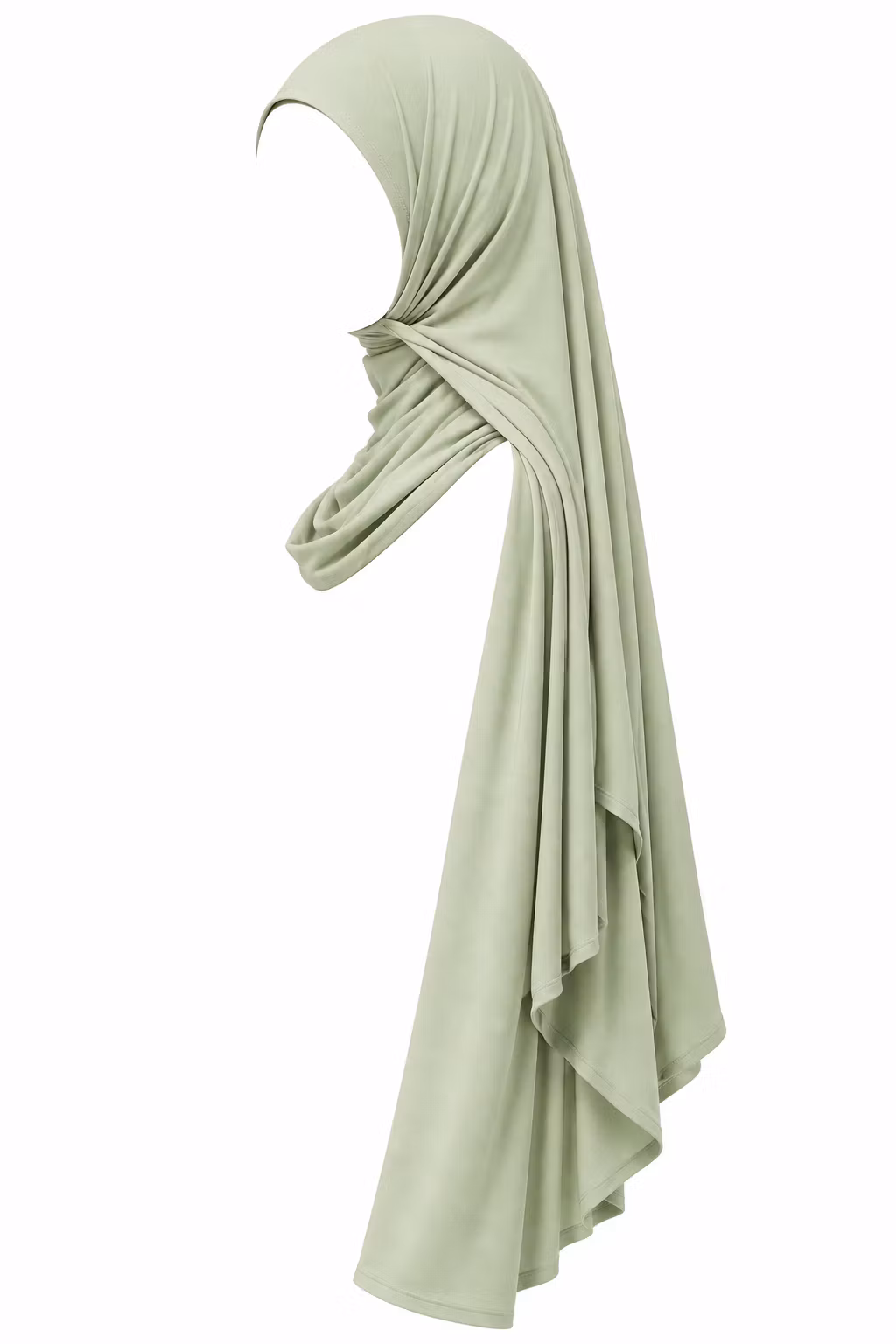 BAMBUS JERSEY HIJAB SALVIEGRØNN