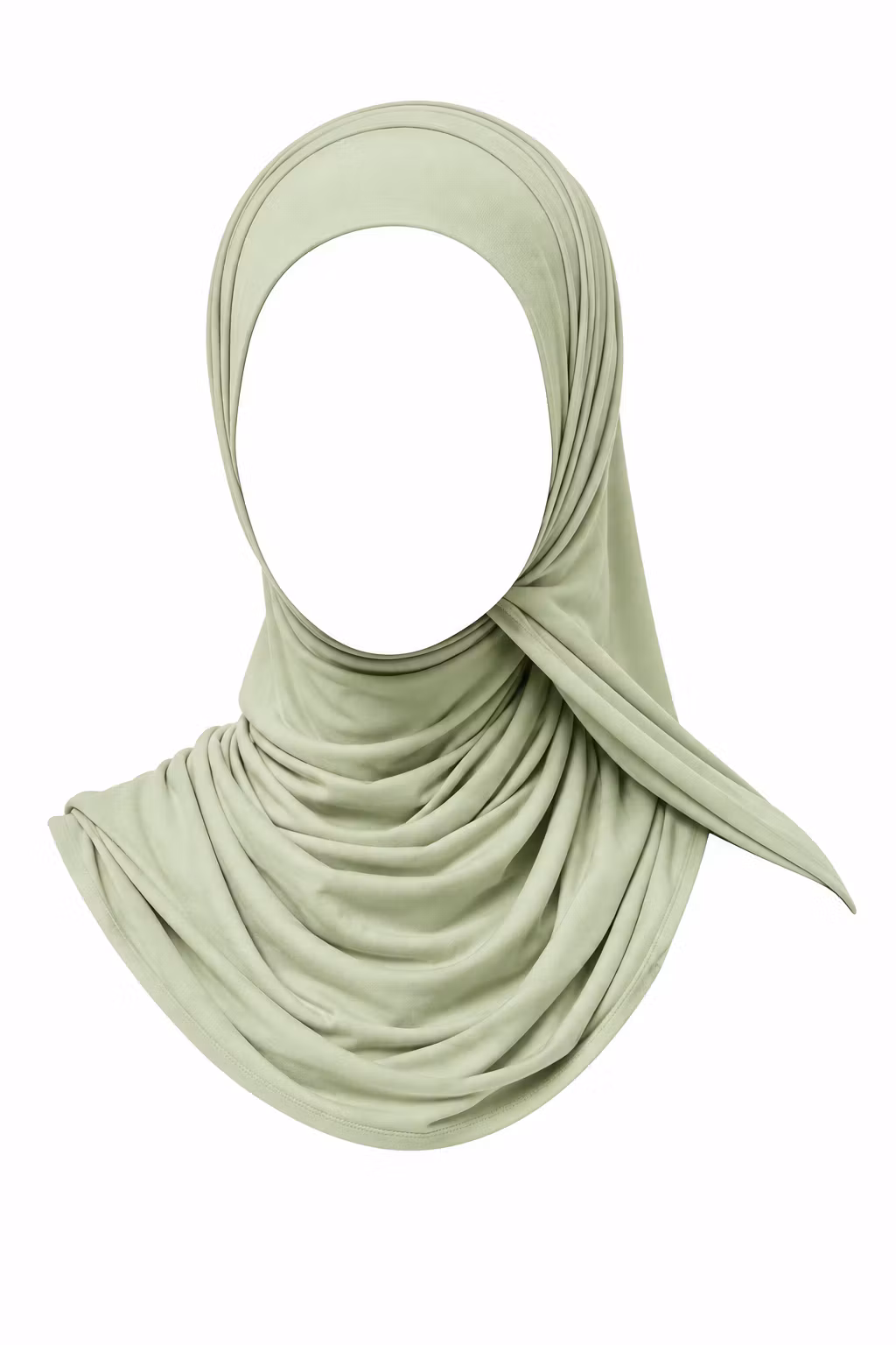BAMBUS JERSEY HIJAB SALVIEGRØNN