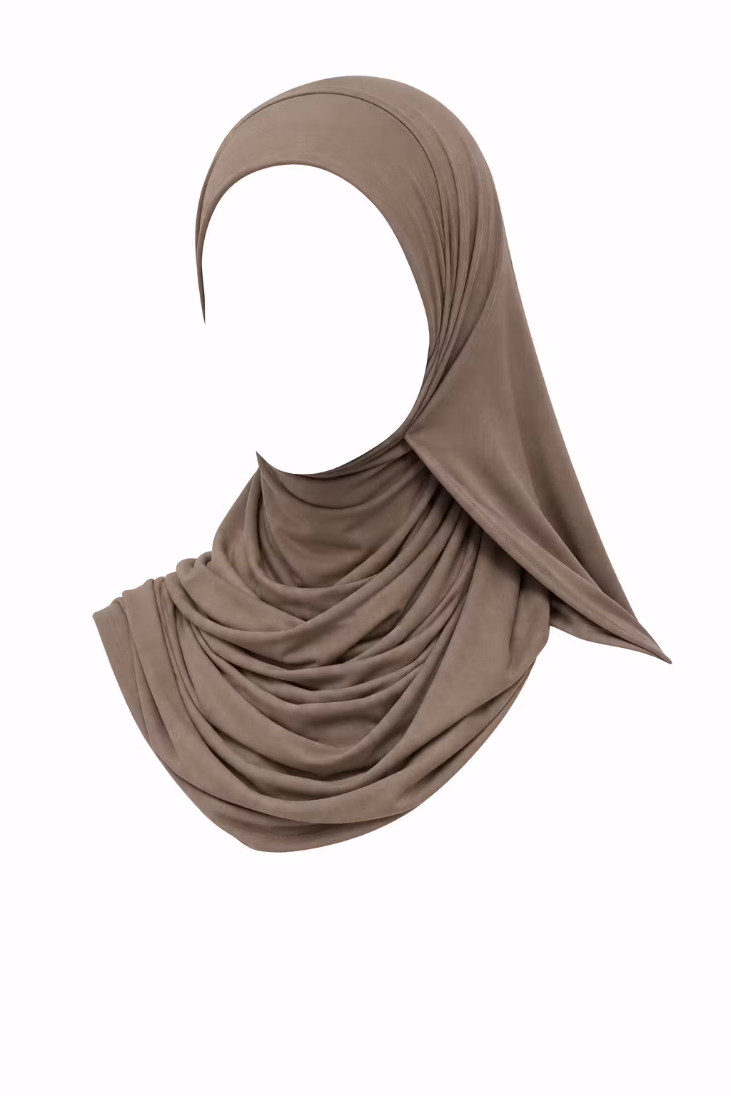 BAMBUS JERSEY HIJAB TAUPE