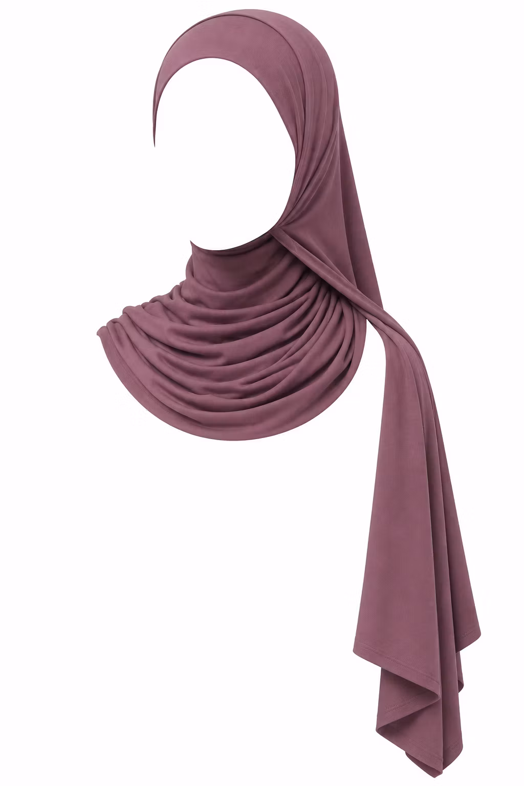 BAMBUS JERSEY HIJAB GAMMELROSA