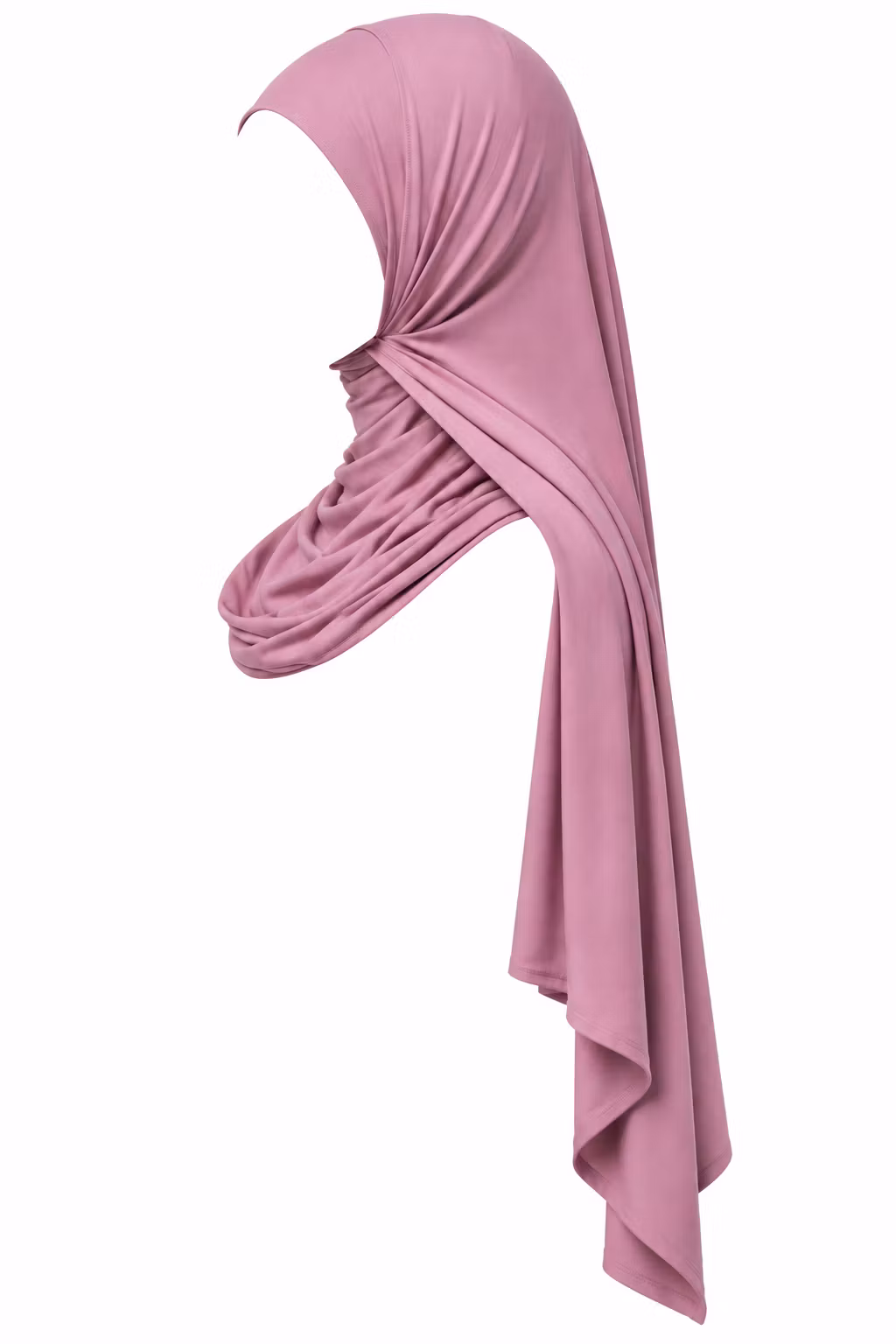 BAMBUS JERSEY HIJAB ROSA
