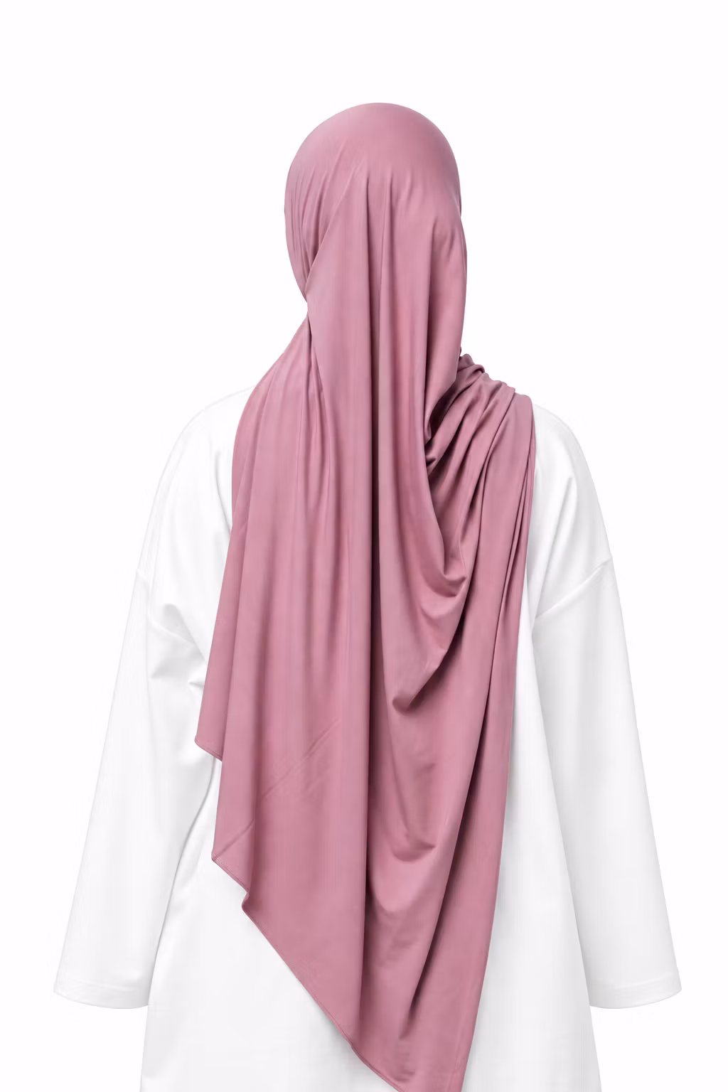 BAMBUS JERSEY HIJAB ROSA