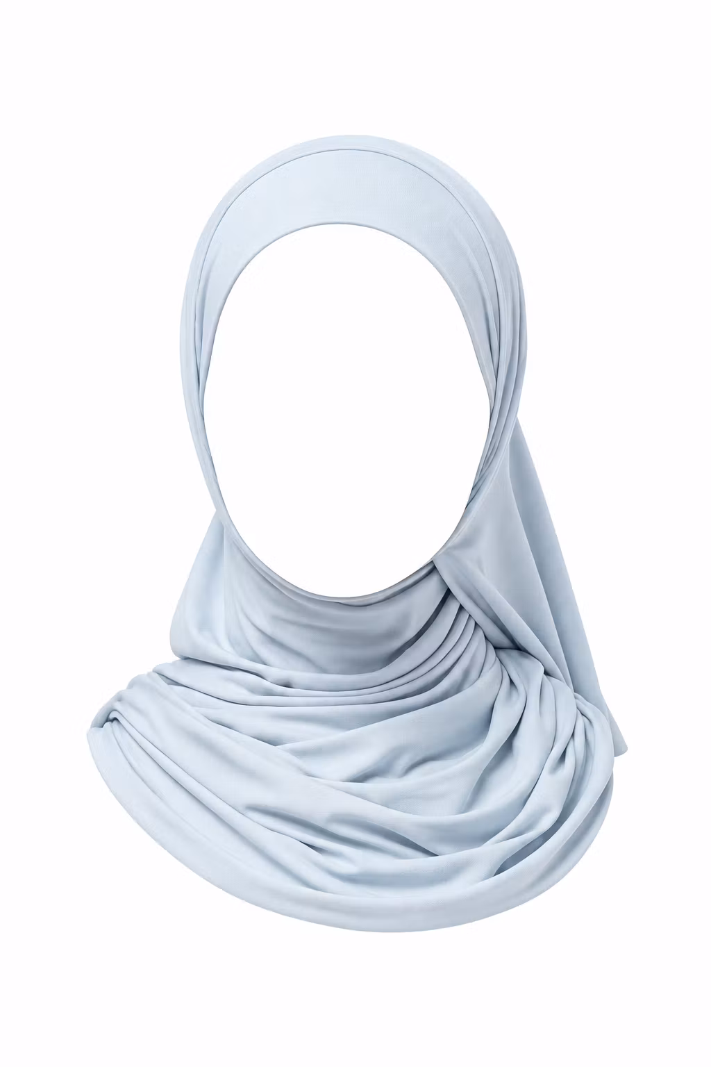 BAMBUS JERSEY HIJAB LYSEBLÅ