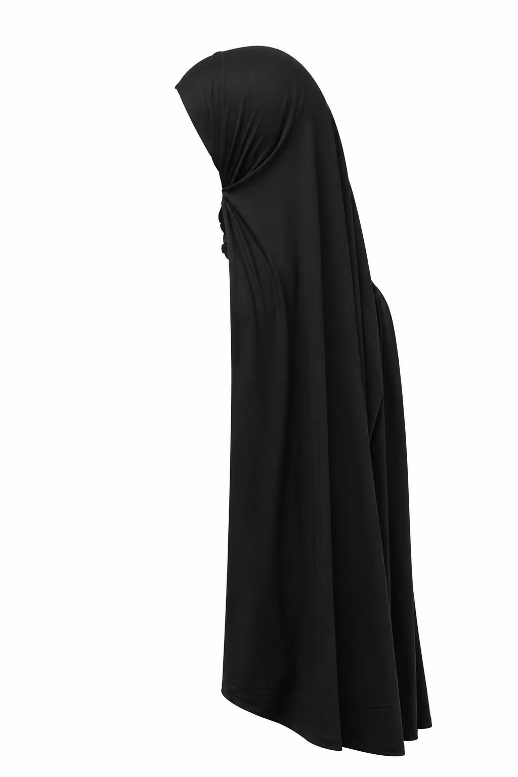 BAMBUS JERSEY HIJAB SVART