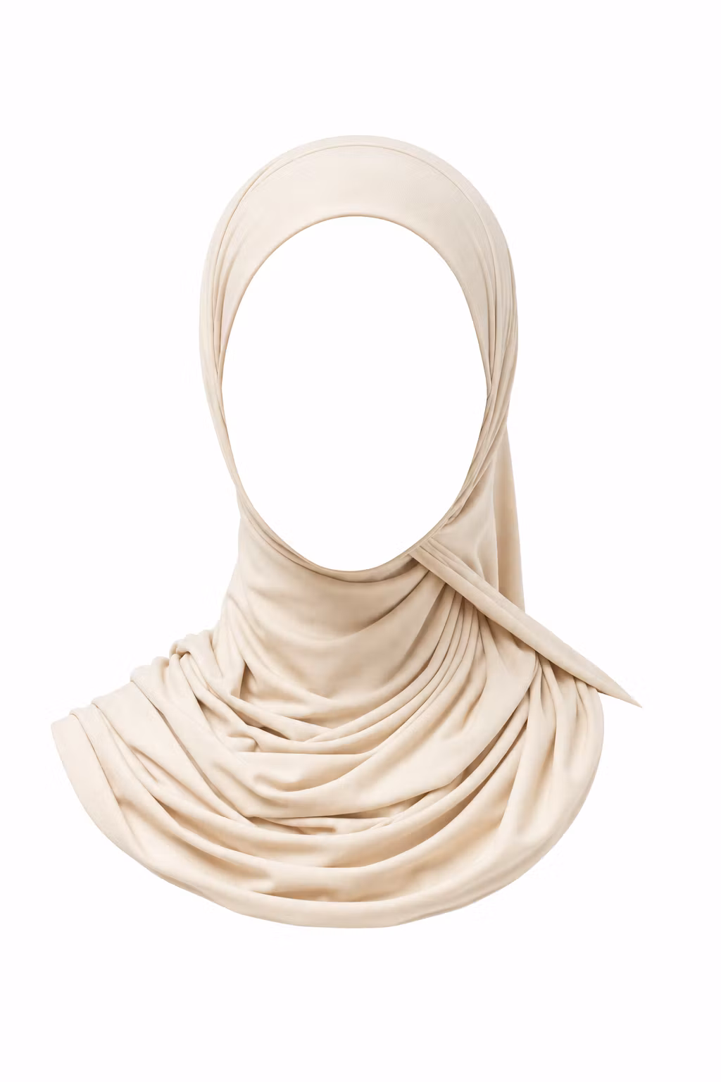 BAMBUS JERSEY HIJAB KREMBEIGE