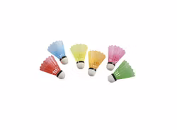 Badmintonbollar i olika färger | 6-pack