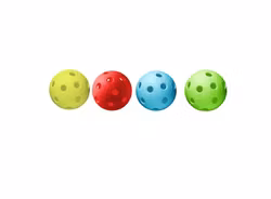 Innebandyboll Crater 4-pack | VM-bollen