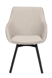 ALISON KARMSTOL BEIGE/SVART