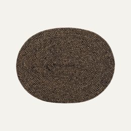 Bordstablett Ella Black/Natural Oval
