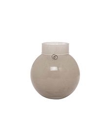 ERNST Glasvas Rund Beige