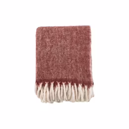 Pläd Morgan Bordeaux