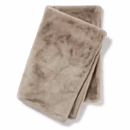 Fluffy Blanket Taupe 120x180