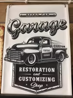 Garage skylt