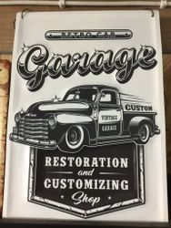 Garage skylt