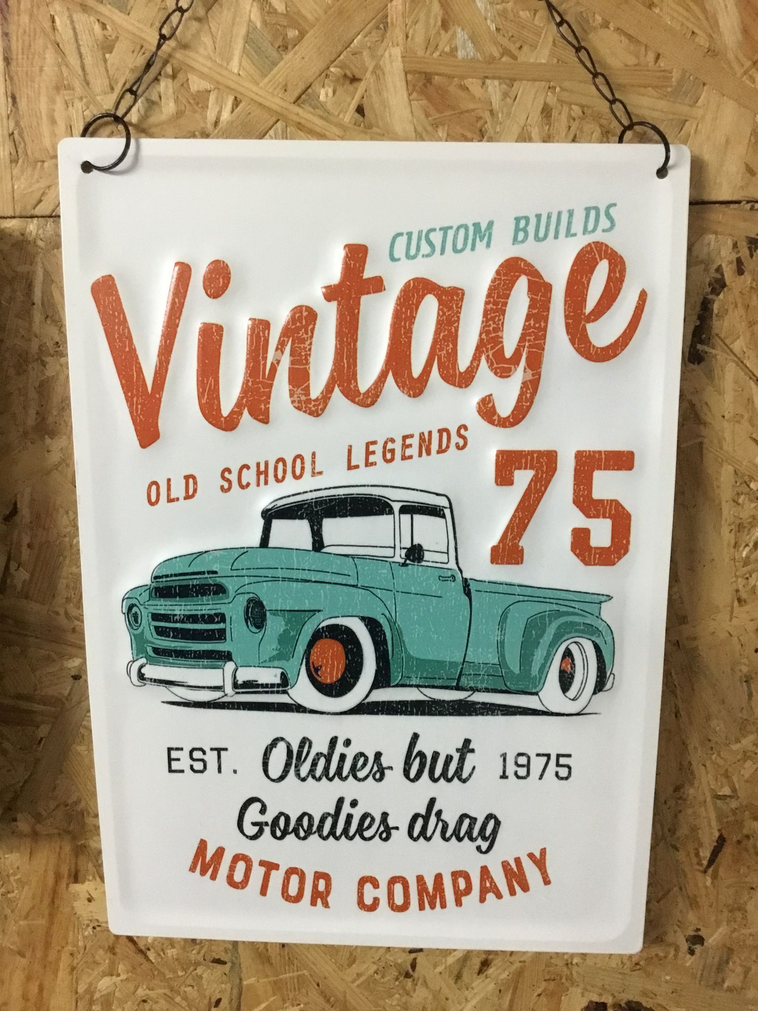 Vintage skylt