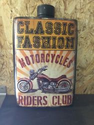 Väggdekal metall Motorcycle riders club