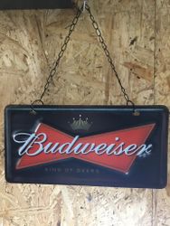 Plåtskylt Budweiser
