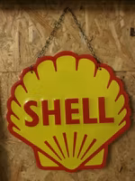 Shell plåtskylt