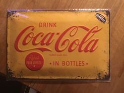 Coca Cola Plåtskylt