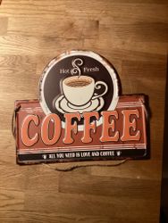 Hot fresh coffee