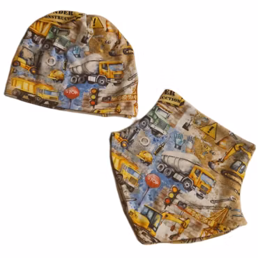 Ullforet sett lue og hals 3-6 år maskiner