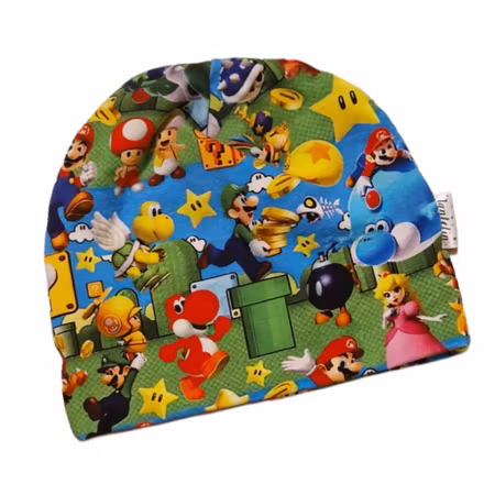 Onesize lue nintendo bomull