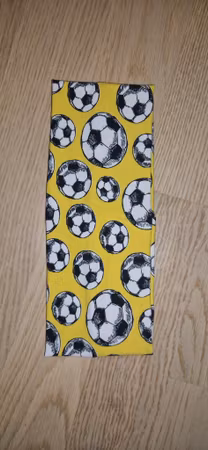 Pannebånd 2-6 år gul fotball