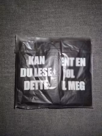 Herresokker med tekst