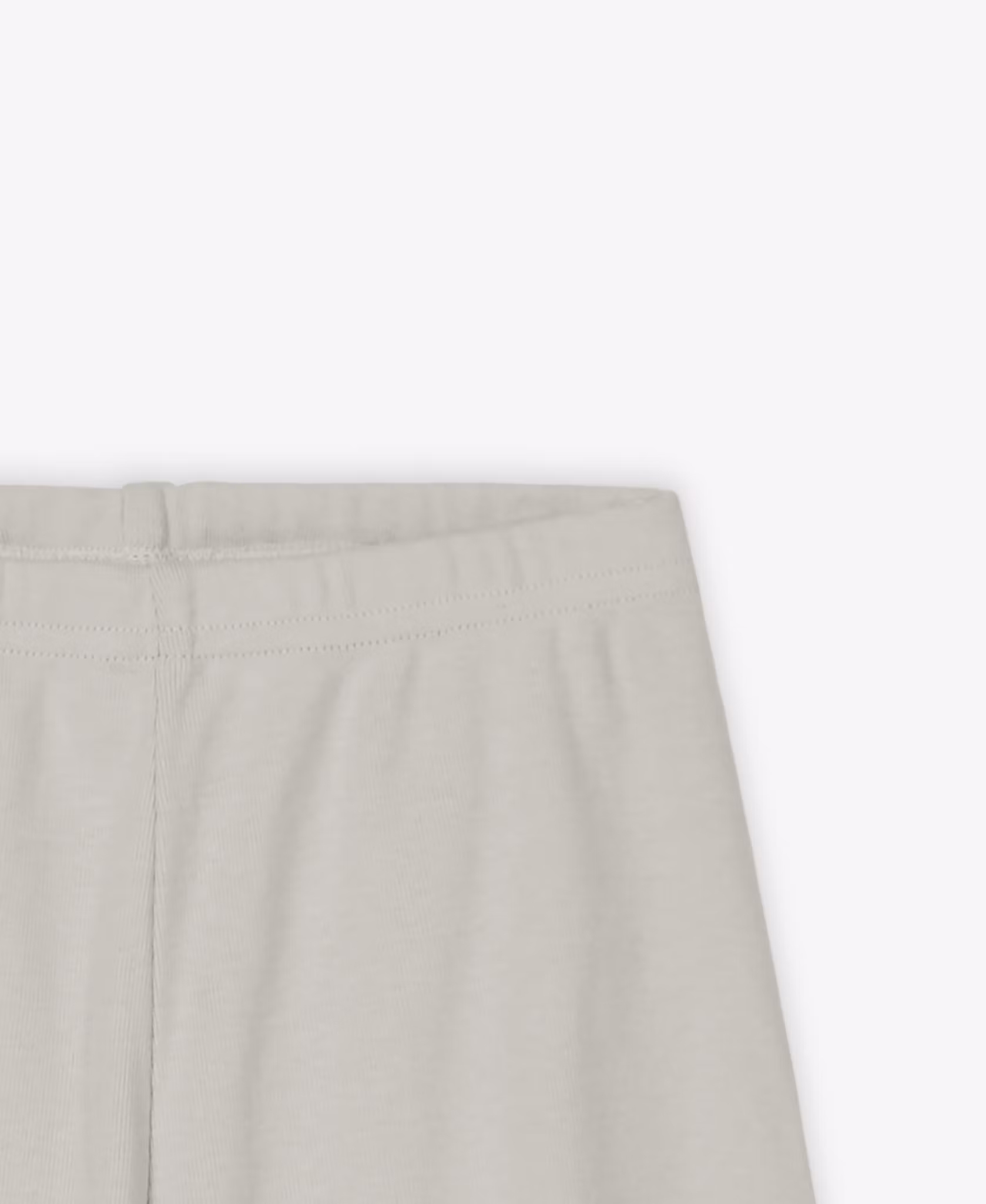 Trikåpyjamas kortärmad grå