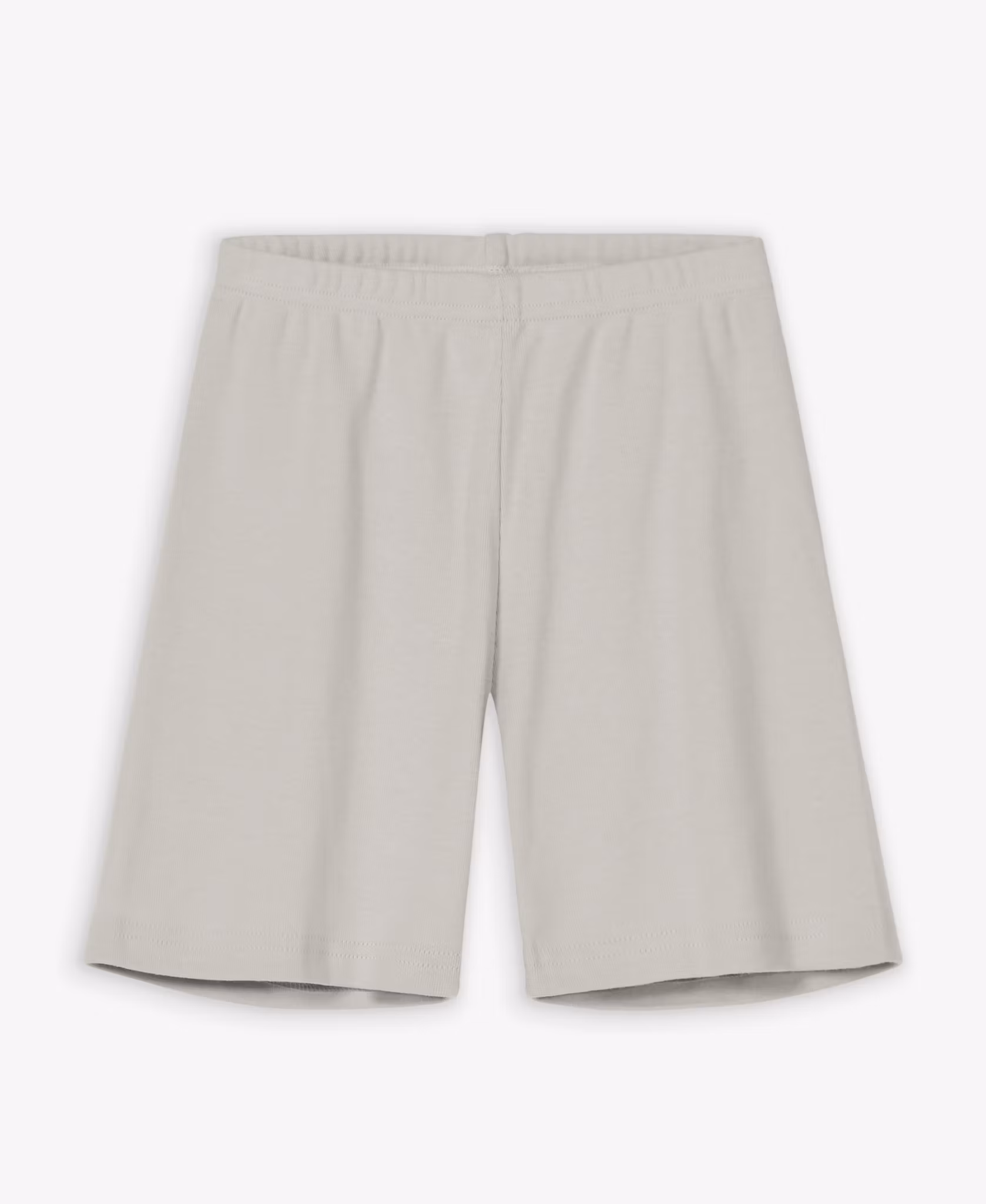Trikåpyjamas kortärmad grå