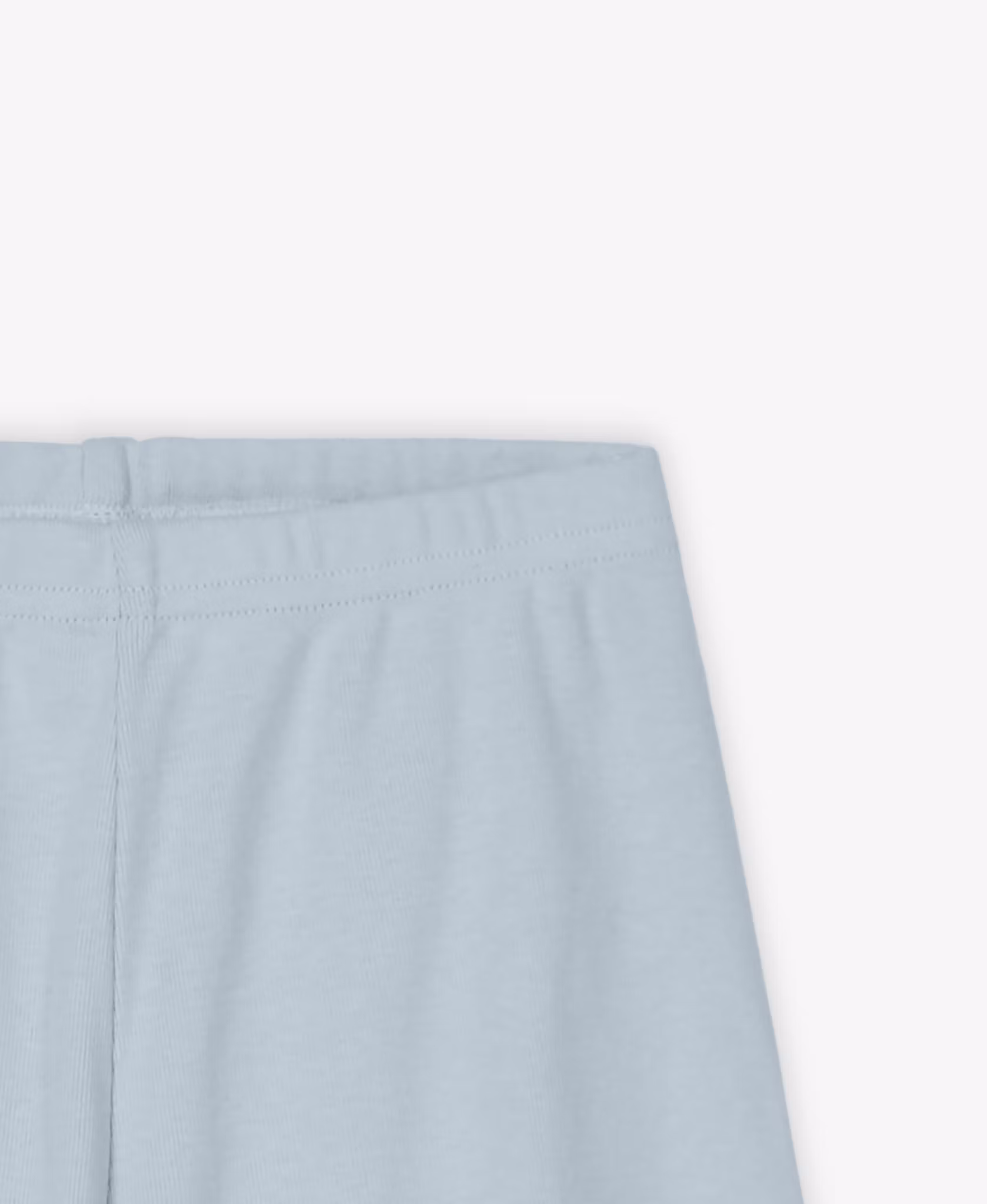 Trikåpyjamas kortärmad blå