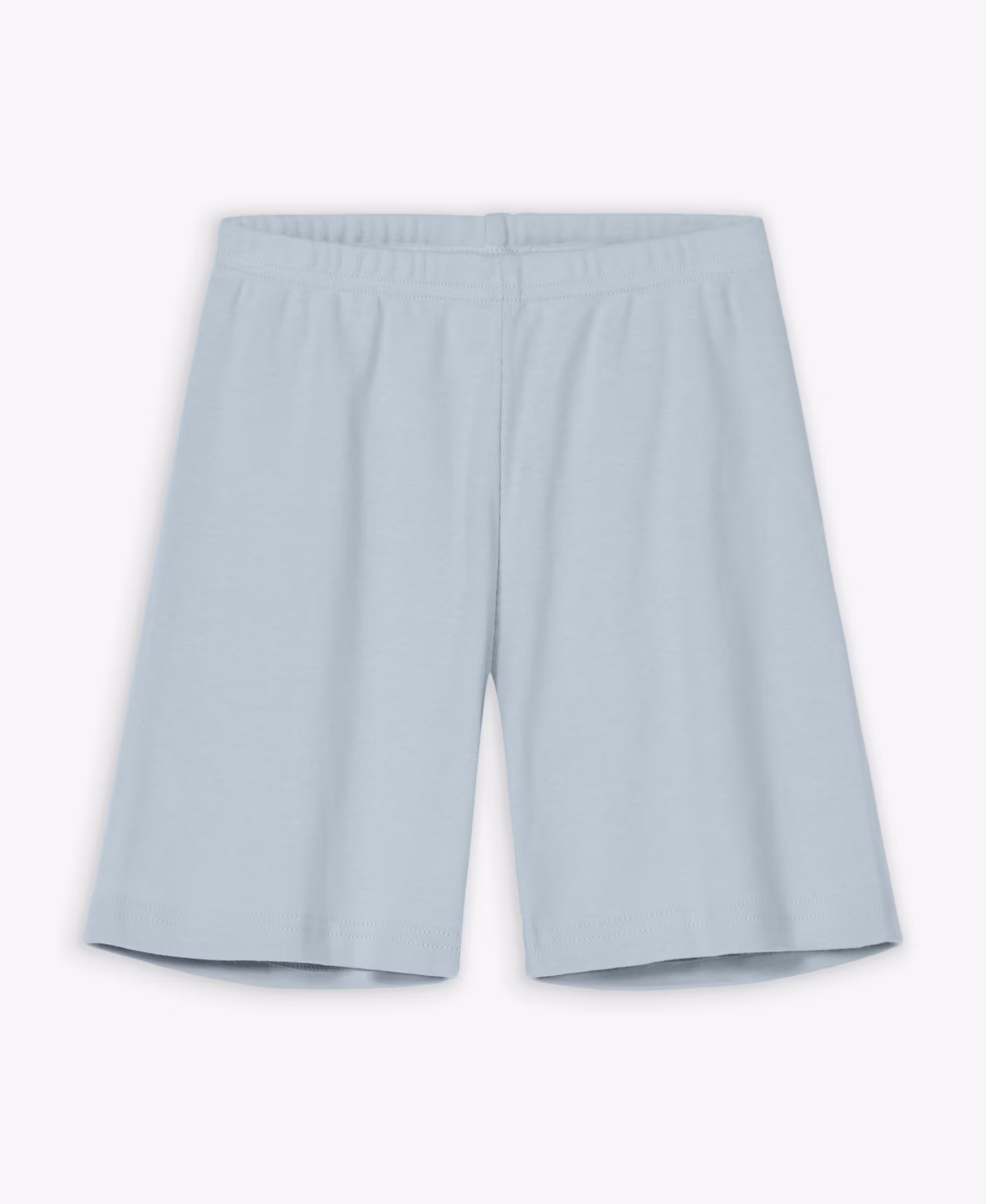 Trikåpyjamas kortärmad blå