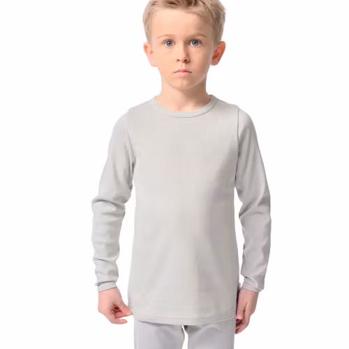 Pyjamas set långärmad grå