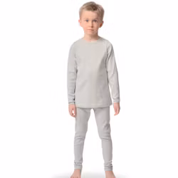 Pyjamas set långärmad grå