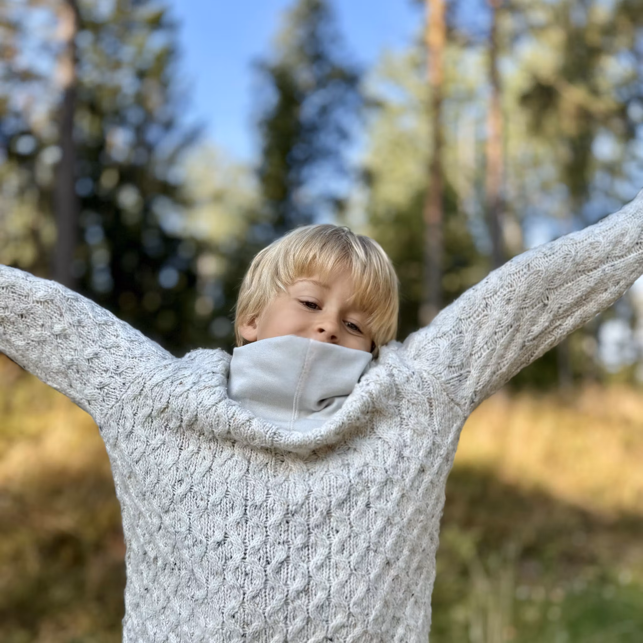 Ribbad tubhalsduk grå