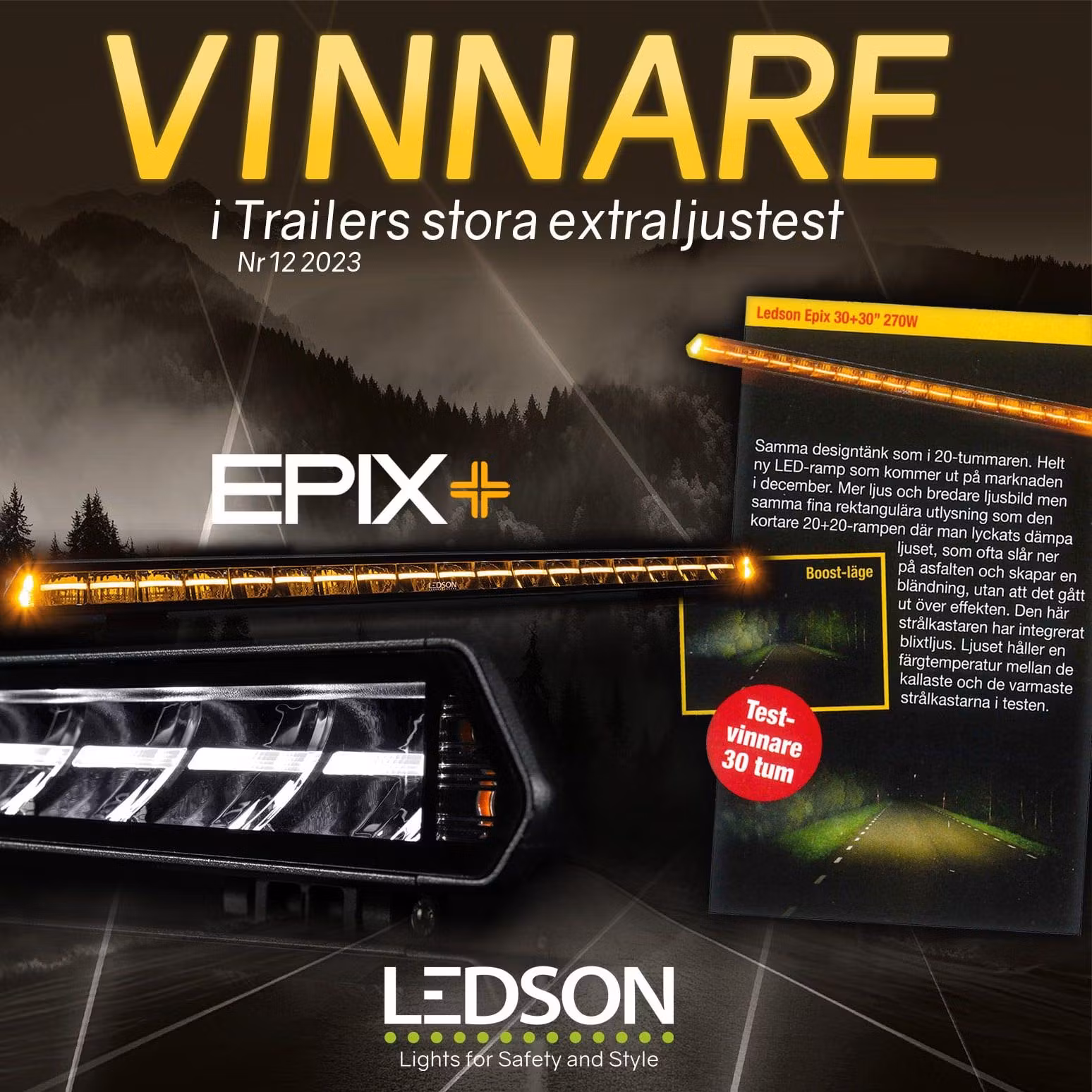 Ledson Epix+ Led Ramp (Powerboost) - 3 Storlekar