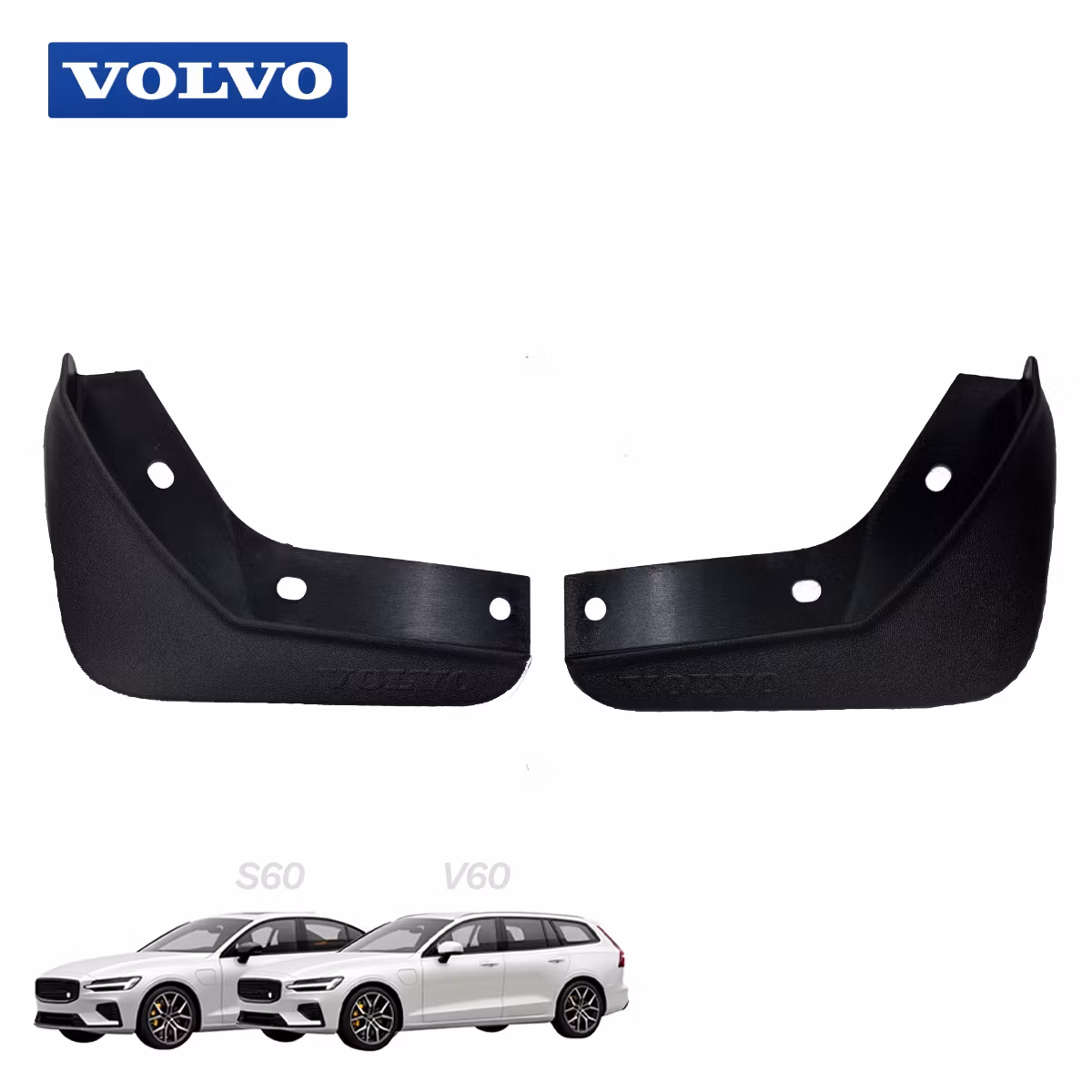 Rear Bumper Protector Brushed Stainless Steel – Volvo XC60 II (2017