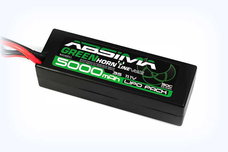 Absimas Greenhorn LiPo-serie 4000mAh till 5000mAh 11,1V 50C