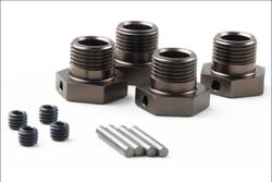 KYOSHO - Wheel Hub, Gun Metal - MP9/MP10 (2pcs) IFW625