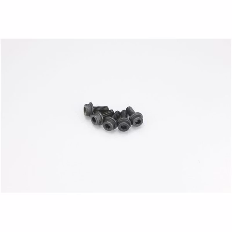 Kyosho 1-S24010F Metallic Flanged Cap Screw - M4x10mm (5 st)
