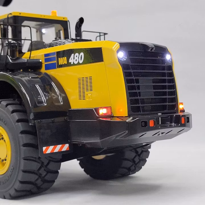 High End Komatsu 1/14 RC Hydraulic Wheel Loader WA480 Model