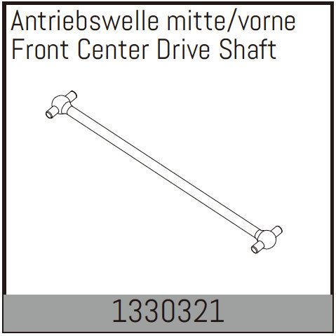 Absima 1330321 - Front Center Drive Shaft