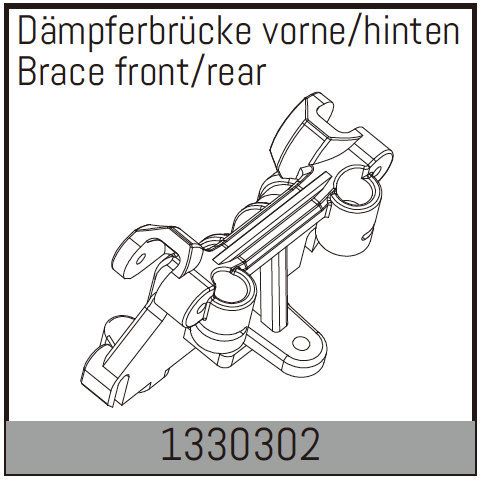 Absima Brace Front/Rear - Artikelnummer 1330302