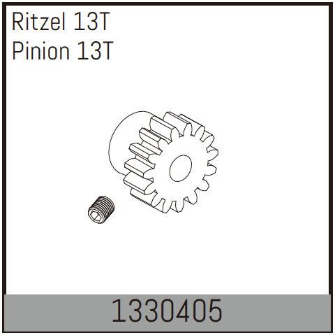 Absima Pinion 13T - Artikelnummer 1330405