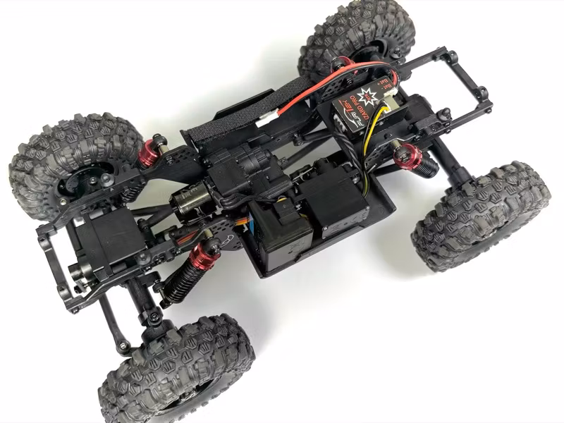 1:18 BL Crawler "CR18P PRO GOAT" 2-Gear/Furitek – Blå RTR