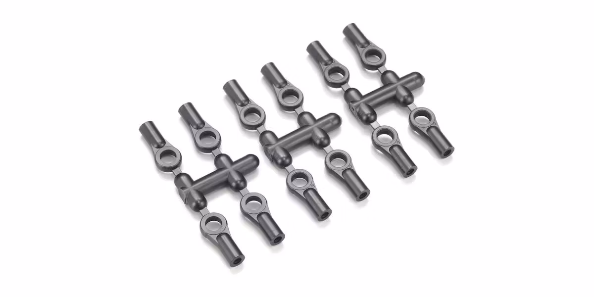 Kyosho LA43B – Ball End 5.8mm (12 st), Black