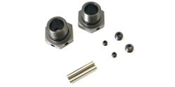 Kyosho IFW625N – Narrow Wheel Hub (2 st), Inferno MP9 / MP10, Gun Metal