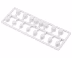 Kyosho Suspensionsbussningar Vit 2-3.5° Inferno MP10 / MP10e IF616WC